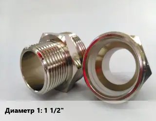 Ниппель 1 1/2" чугун